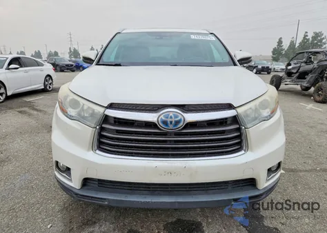 2014 Toyota Highlander Hybrid Limited из США, поврежденный, VIN 5TDDCRFH0ES005732